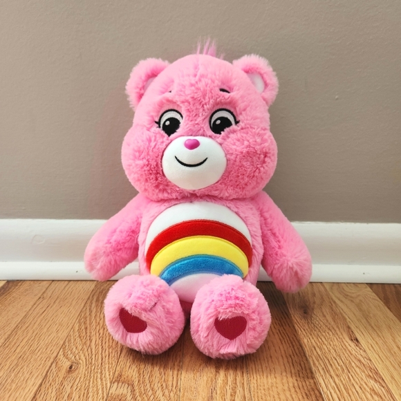 Care Bears Cheer Bear Basic Fun 2021 14 Inch Plush - Picture 1 of 8
